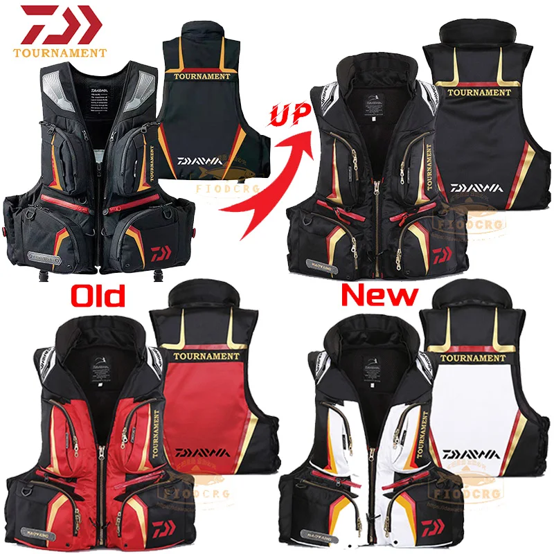 

Dawa new upgraded life jacket fishing life jacket DAIWA fishing vest high buoyancy marine life jacket 120Kg light life jacket