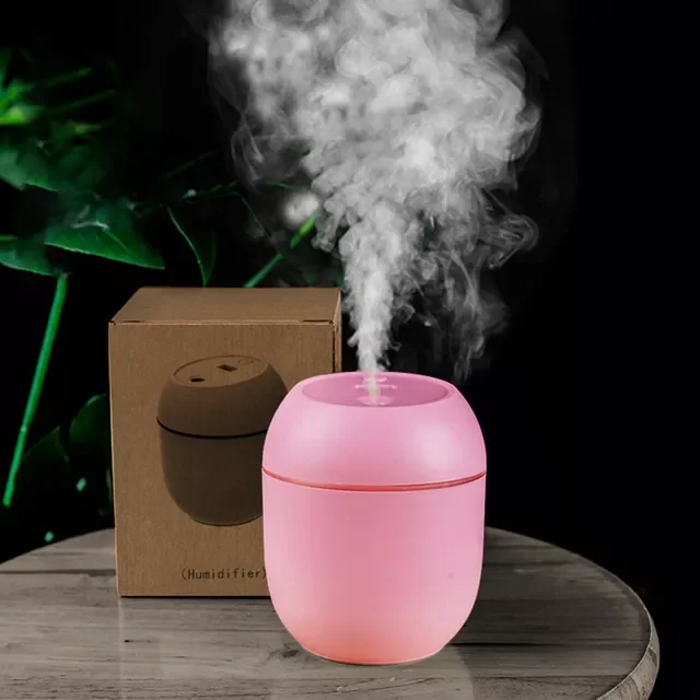 

Mini Car Humidifier 250Ml Essential Oil Diffuser 2 Modes USB Auto Power-Off With LED Light For Home Car Mist Maker Face Steamer