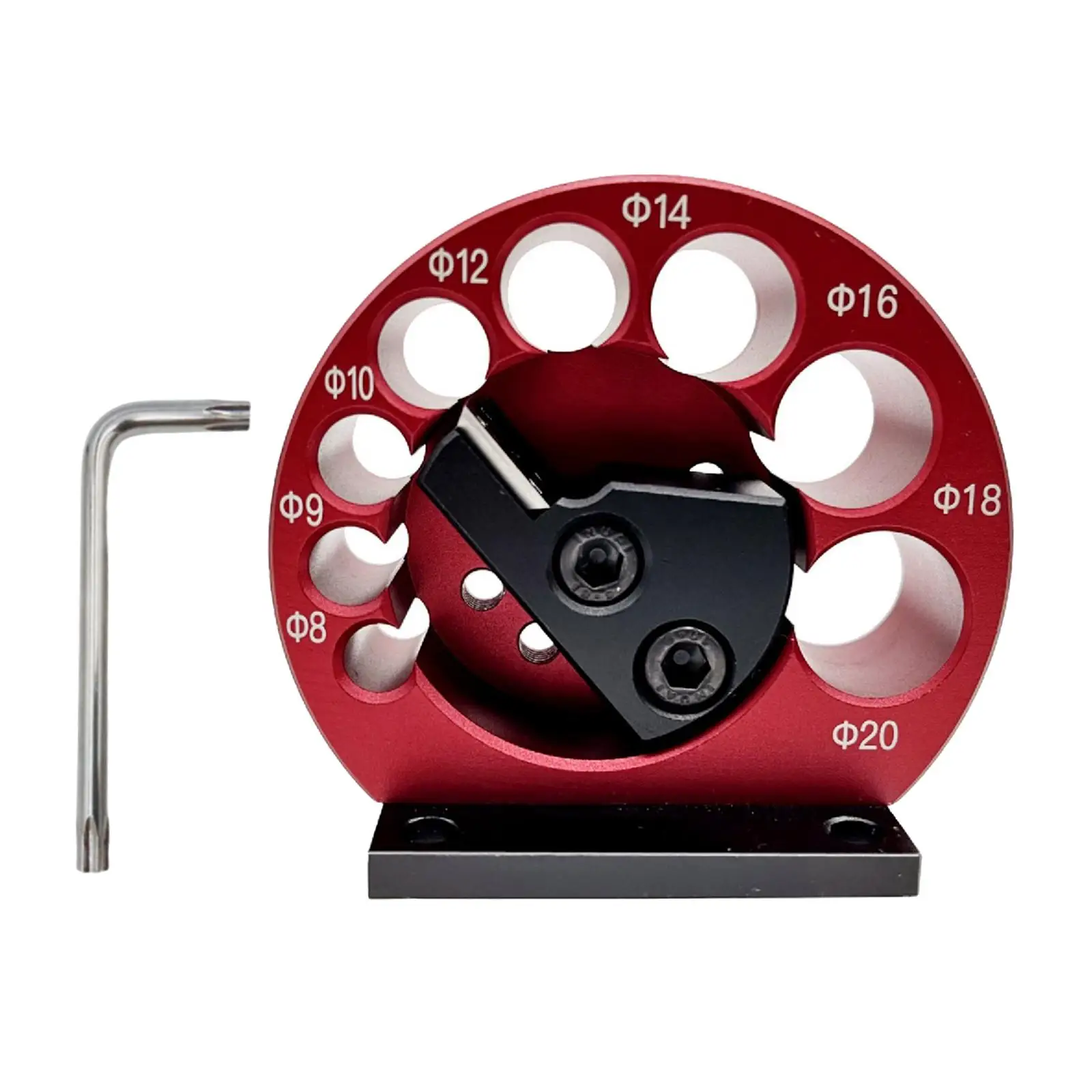 

8 in 1 Woodworking Doweling Maker Smoother Cutting Adjustable Dowel Maker for Woodworking DIY Enthusiast Furniture Manufacturing