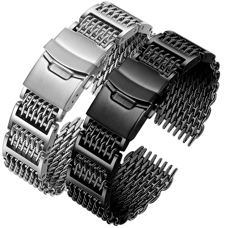 24mm Solid Stainless Steel Watch Strap For Casio PROTREK Series PRW-6600 PRG-600Y PRG-650 PRG-600  Men's watch accessories