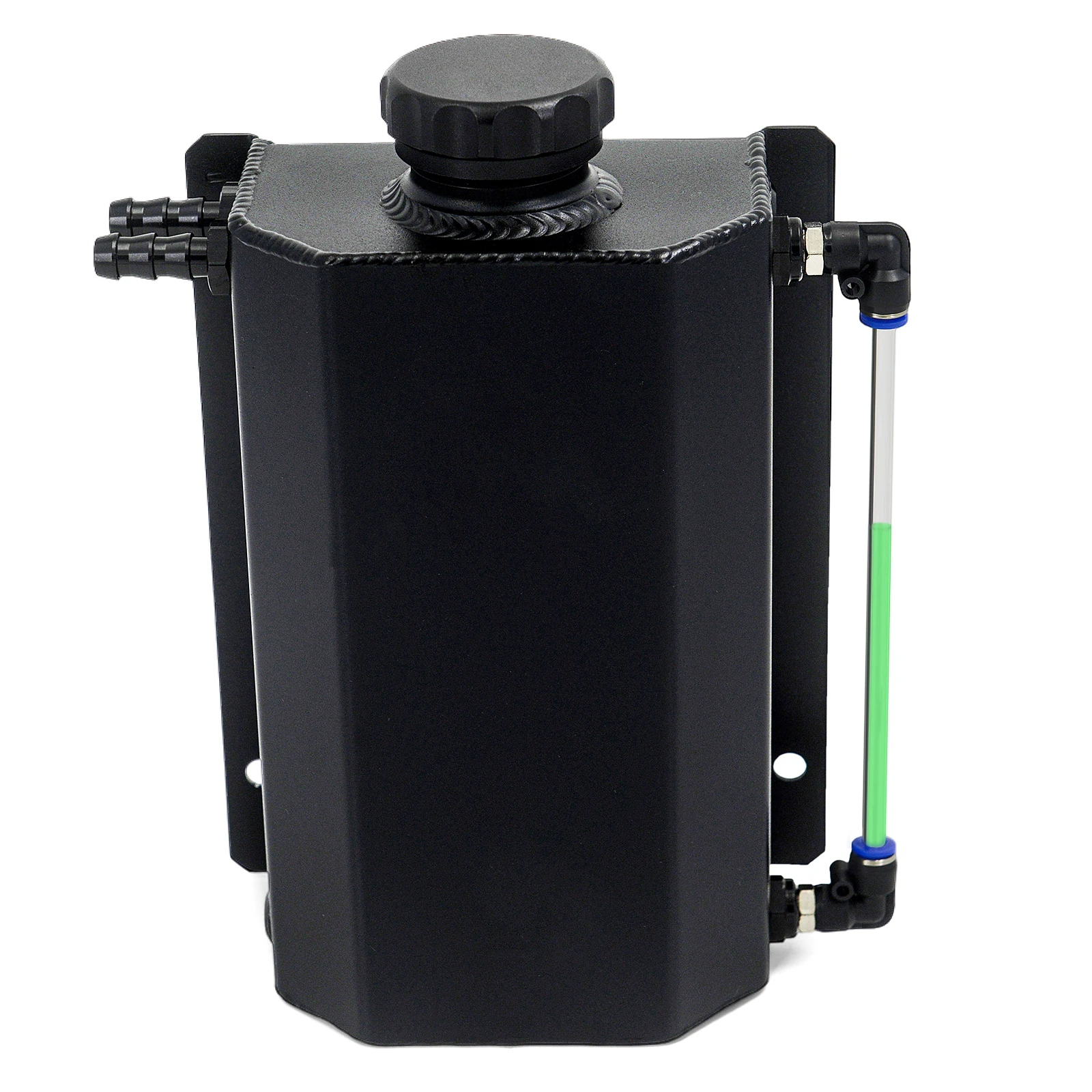 

Универсальный 1 л алюминиевый серебристый черный маслоуловитель БАК резервуар с дренажной пробкой бак для масла топливный бак