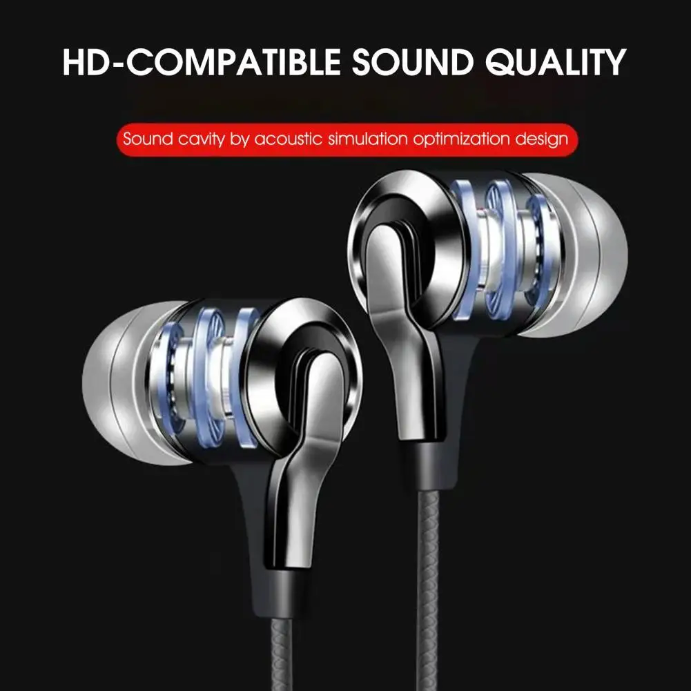 

Проводные наушники из ТПЭ и силикона с микрофоном, проводная гарнитура 3,5 мм, Спортивная игровая гарнитура с чистым звуком, наушники-вкладыш...