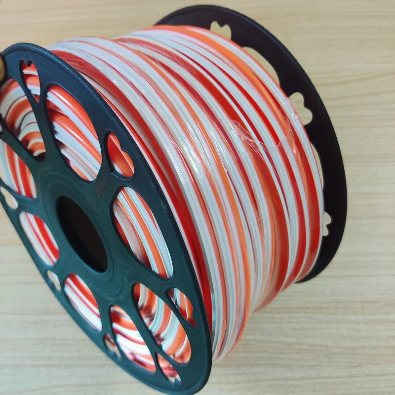 2022 новая силиконовая Неоновая Гибкая лента разделение светодиодсветодиодный Гибкая Водонепроницаемая лента IP67 6 мм 8 мм 12 мм 50 м в рулоне оптовая продажа