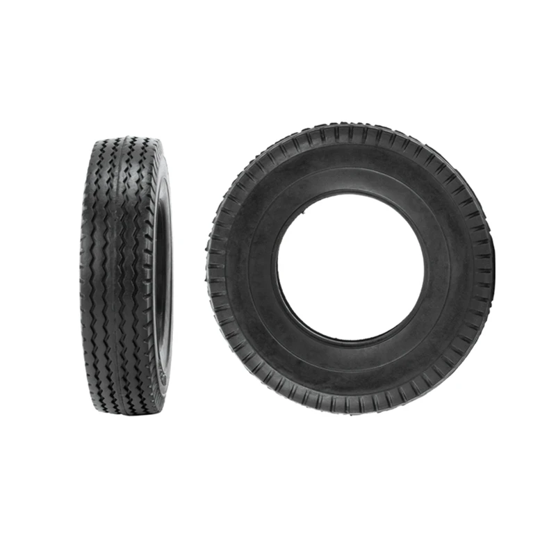 

2Pcs 19Mm Hard Rubber Tires For 1/14 Tamiya RC Semi Tractor Truck Tipper SCANIA MAN King Hauler ACTROS Upgrades Parts