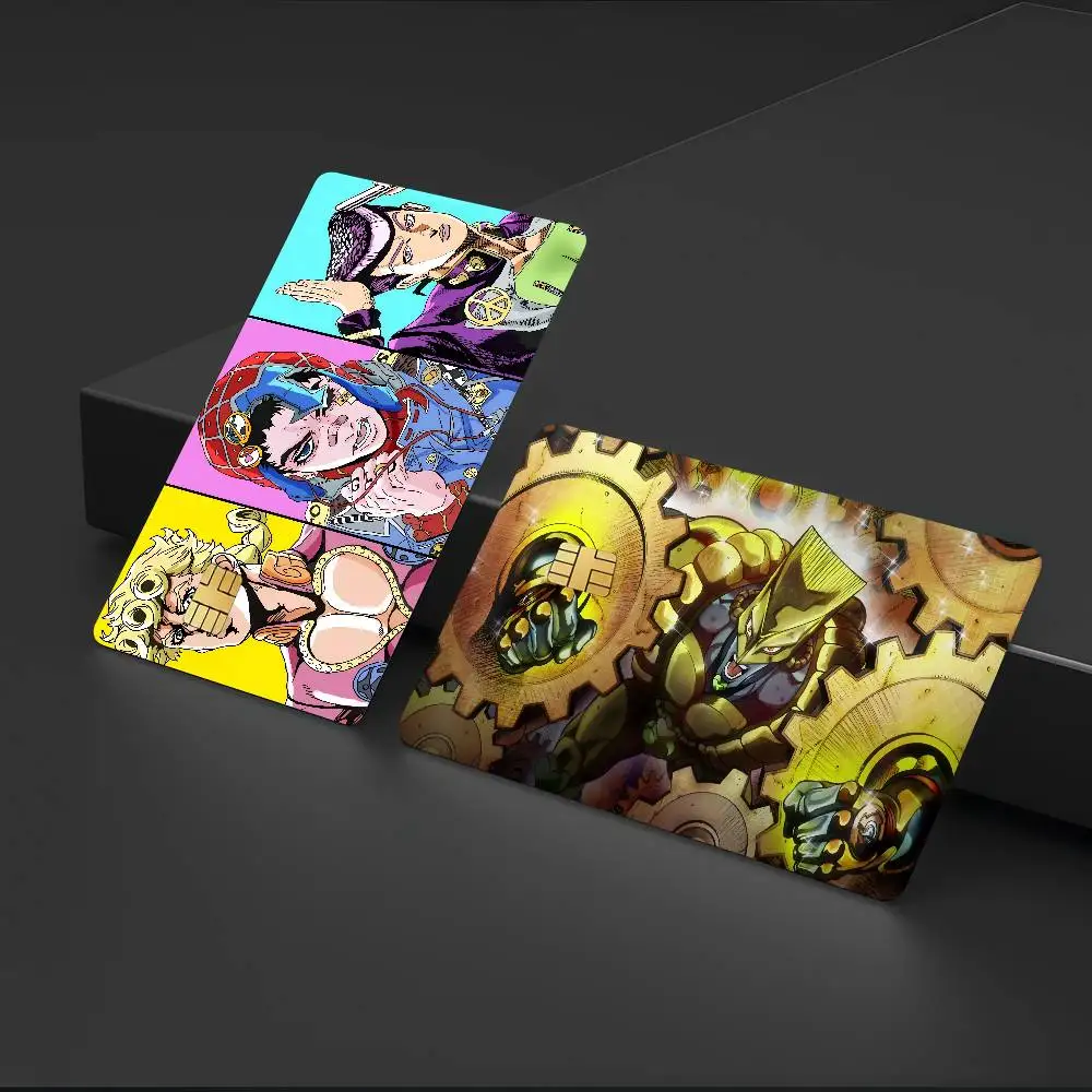 Фото Аниме JoJo Bizarre Adventure Game Film Cover Наклейка Чехол для маленького чипа Кредитная дебетовая карта Передняя сторона 1 комплект из 4 шт. №1