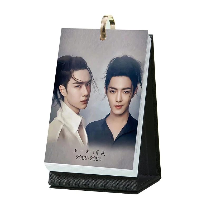 

2022-2023 The Untamed Bo Jun Yi Xiao Weekly Calendar Xiao Zhan, Wang Yibo Desk Calendars Daily Schedule Planner