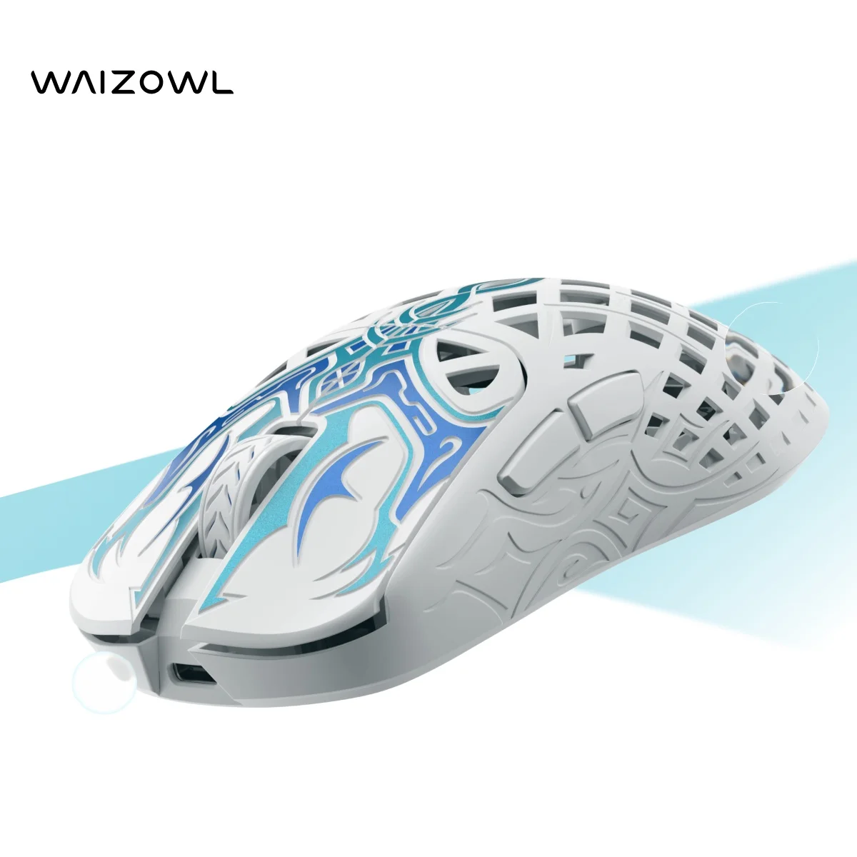 Беспроводная игровая мышь Waizowl TRIAINA с сенсором PAW3950, частотой опроса 8K, чипом N54L15, отслеживанием 20000 кадровс, сверхнизкой задержкой и легким весом (art.: 3920da546d407) - 3920da546d407