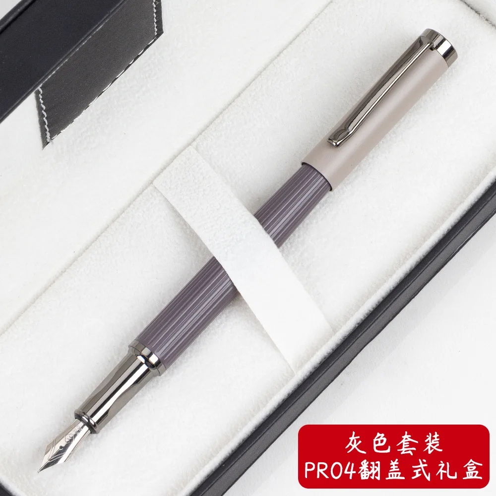 

Ручка перьевая металлическая с положительной осанкой, ручка для подписи, художественная, офисная, чернильная сумка, модель D-6049