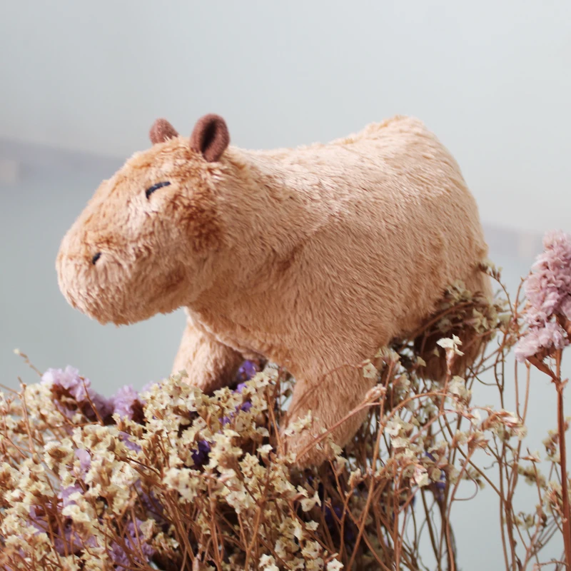 

18cm Stuffed Animal Peluche Capybara Simulation Plush Toys Cute Children Plushie Dolls Soft Toys Kids Christmas for kids toy