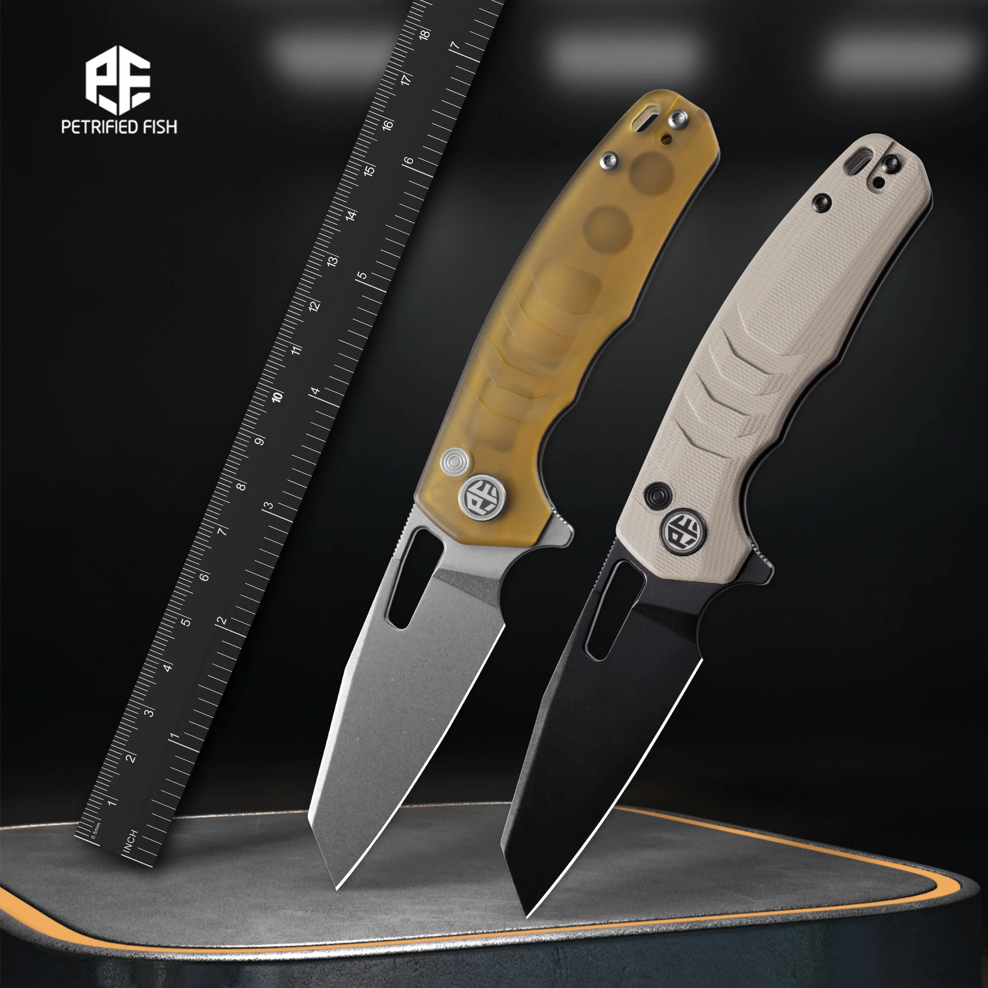 Складной нож Petrified Fish PFE17 14C28N со стальным лезвием складные карманные ножи