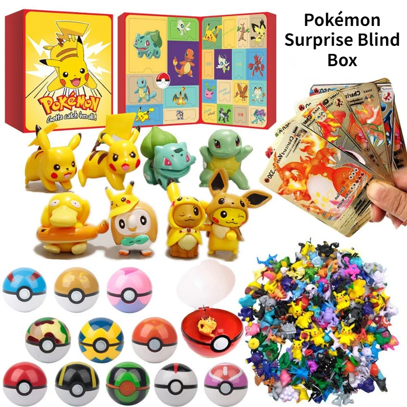 

Аниме Покемон Пикачу сюрприз конфетные игрушки Charizard Eevee Mewtwo случайная коллекция карточка фигурка гасяпон машина праздничный подарок