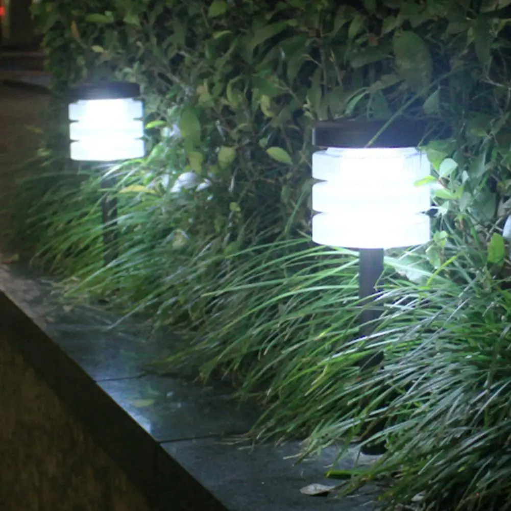 

2pcs Solar Led Sensor Lawn Light Outdoor Waterproof Landscape Decoration Night Lamp For Garden Courtyard