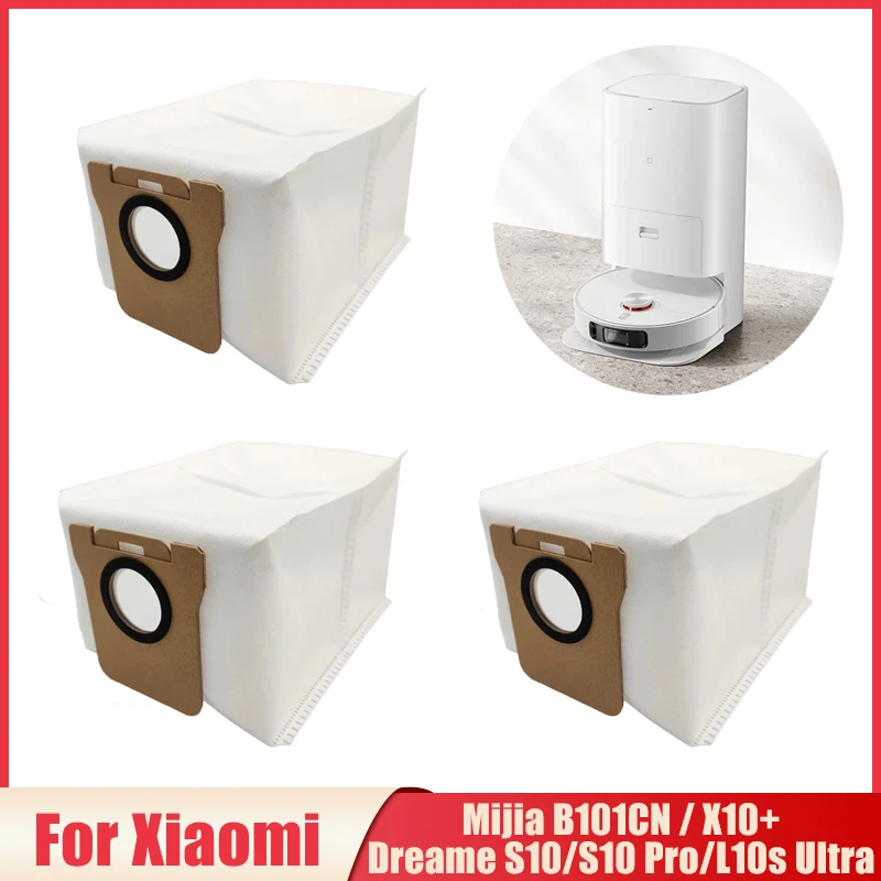 

Мешки для пыли Запчасти для XiaoMi Mijia Omni Robot X10 + B101CN Dreame/S10/S10PRO/L10s Сменные мешки для пылесоса