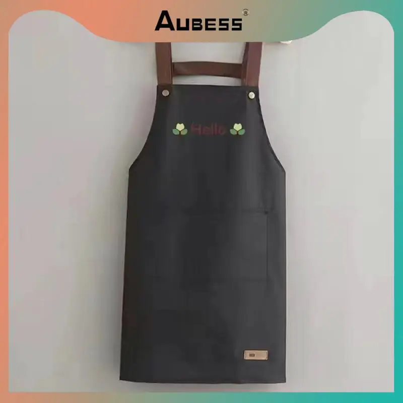 

Apron Anti-oil Dirty Average Size Household Work Clothes Oil-proof Modern Minimalist Kitchen Clothes Household Cleaning Tools