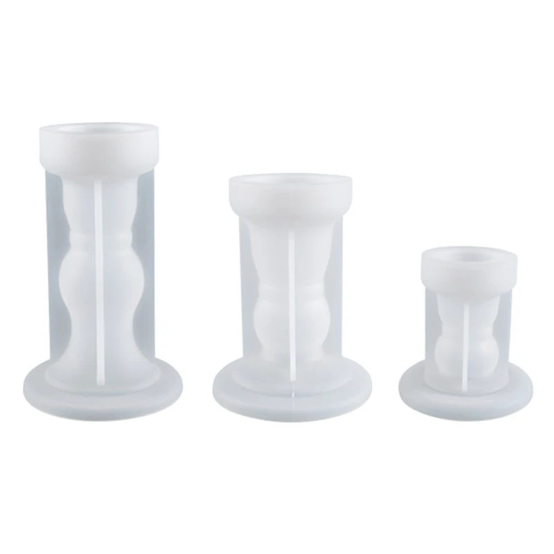 

Handmade Striped Pillar Candle Holder Mold for Tea Wax Cup Blessing Ceremony N0HE