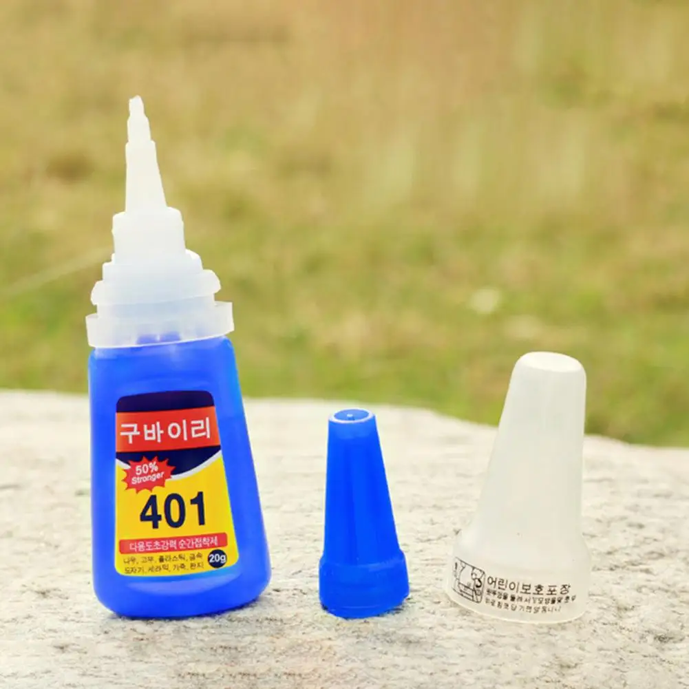 

20g Quick-drying Glue Eco-friendly Fast-drying Mucilage 401 Adhesive Glue Risk-free 401 Glue