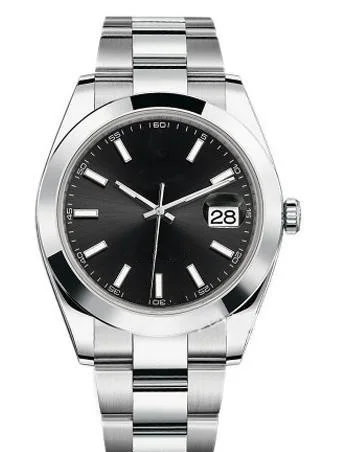 

mens mechanical watch automatic black blue dial