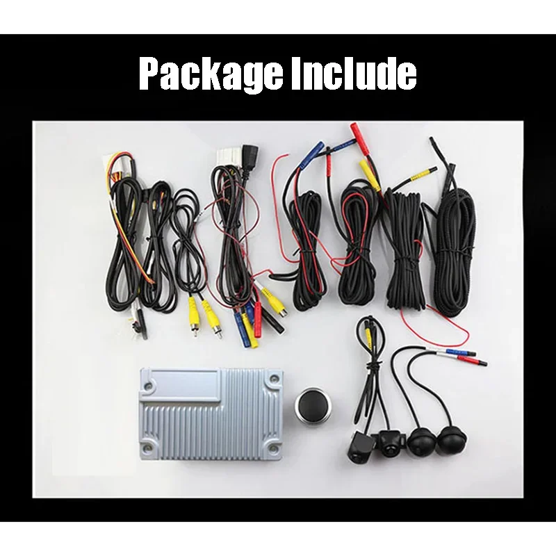 

Автомобильная панорамная система 360 Камер 3D объемный вид 1080P AHD Sony 225 Len видеорегистратор 8G MP4 видеозаписывающее устройство хост-экран для Android