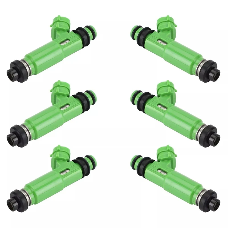 6 шт. топливные форсунки 195500 -3170 Подходит для Mitsubishi Montero Sport 3.0L V6 1998-2003 гг.