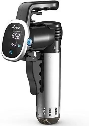 

Vide Cooker, Wancle Thermal Immersion Circulator, with Recipe E-Cookbook, Accurate Temperature Digital Timer, Ultra-quiet, 850 W