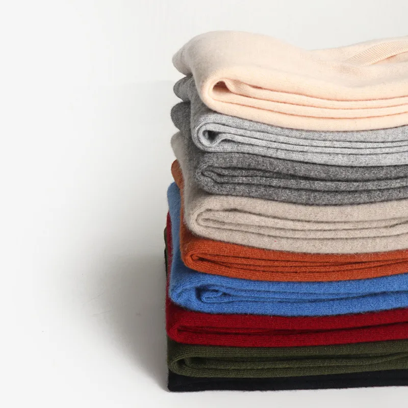 Men's Sweaters V-neck Pullovers Cashmere Blend Knitting Hot Sale Spring&Winter Male Wool Knitwear High Quality jumpers Clothes