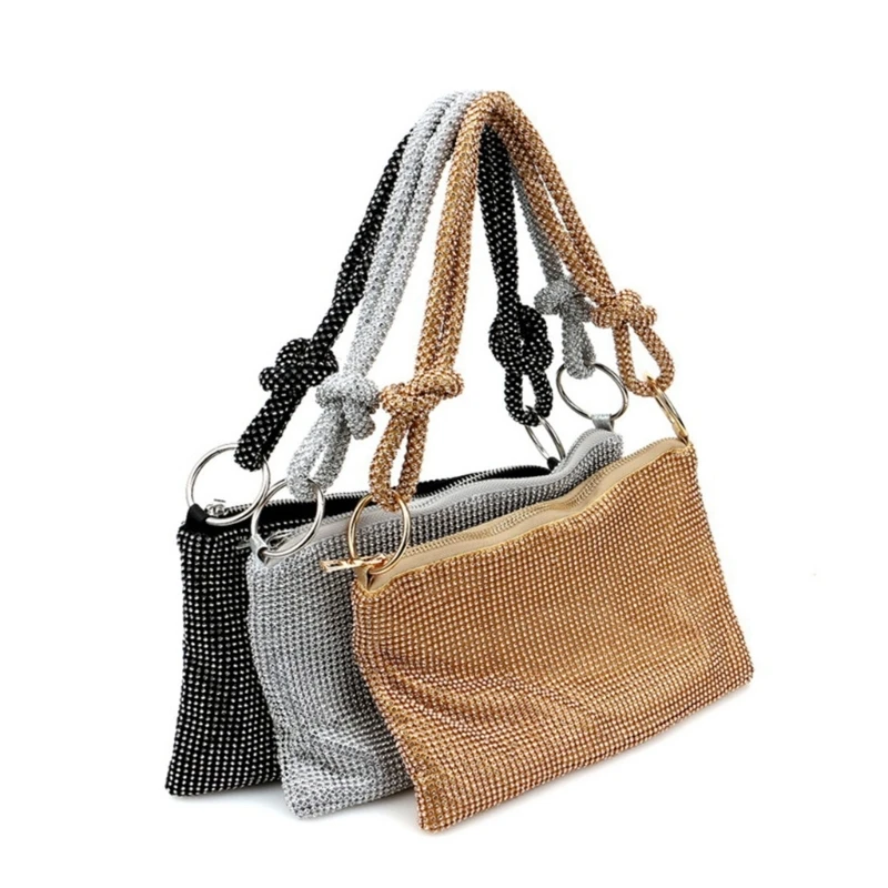 

Retro Shoulder Bag Small Underarm Bags Prom Handbag for Women Girl