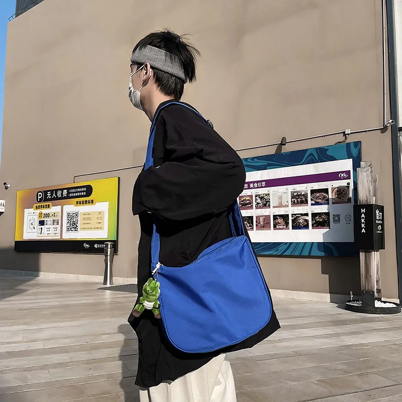 Unisex Shoulder Bag Large Capacity Waterproof Man Handbag Multi-function Crossbody Bags Man Nylon Casual Tote Bag