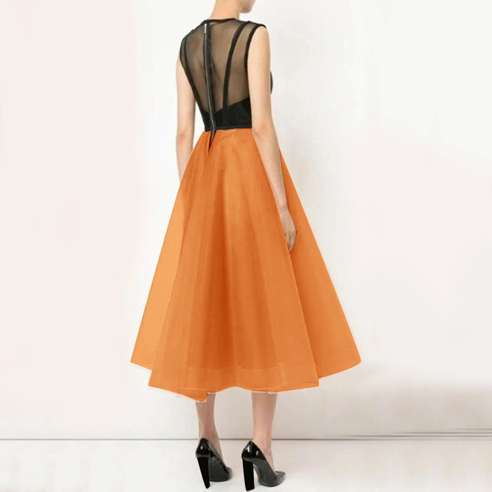 

Women Sexy Mesh Wedding Bridesmaid Dresses Sling Wedding Dresses Evening Dress