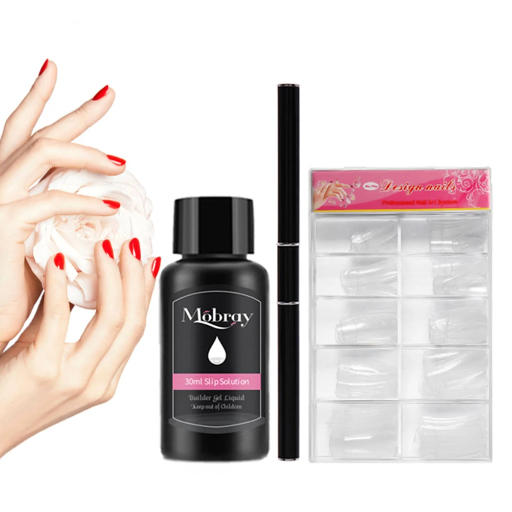 

30ml Nail Slip Solution Poly Building Gel Liquid Nail Liquid Slip Solution Acrylic Builder Nail Gel Extension Tool 2022 New