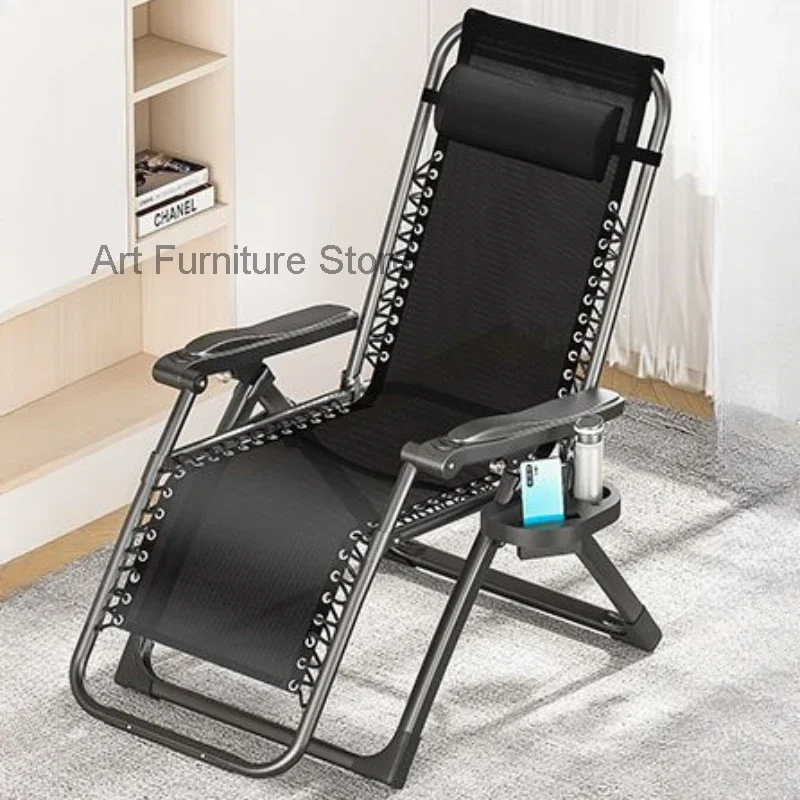 Удобное массажное складное кресло откидное для отдыха на открытом воздухе