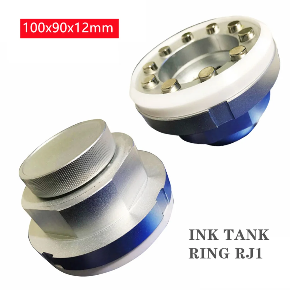 100x90x12mm Pad Printer Ink Tank Plastic holder type Pad printing machine ink cup Ceramic/Tungsten ring RJ1 enlarge