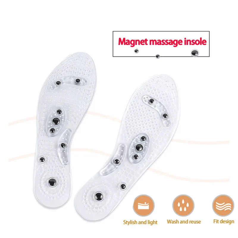 

UPAKME New Magnetic Therapy Insoles18 Magnet Insoles Breathable Insoles Foot Massage Acupuncture Points Soles of Feet Relaxation