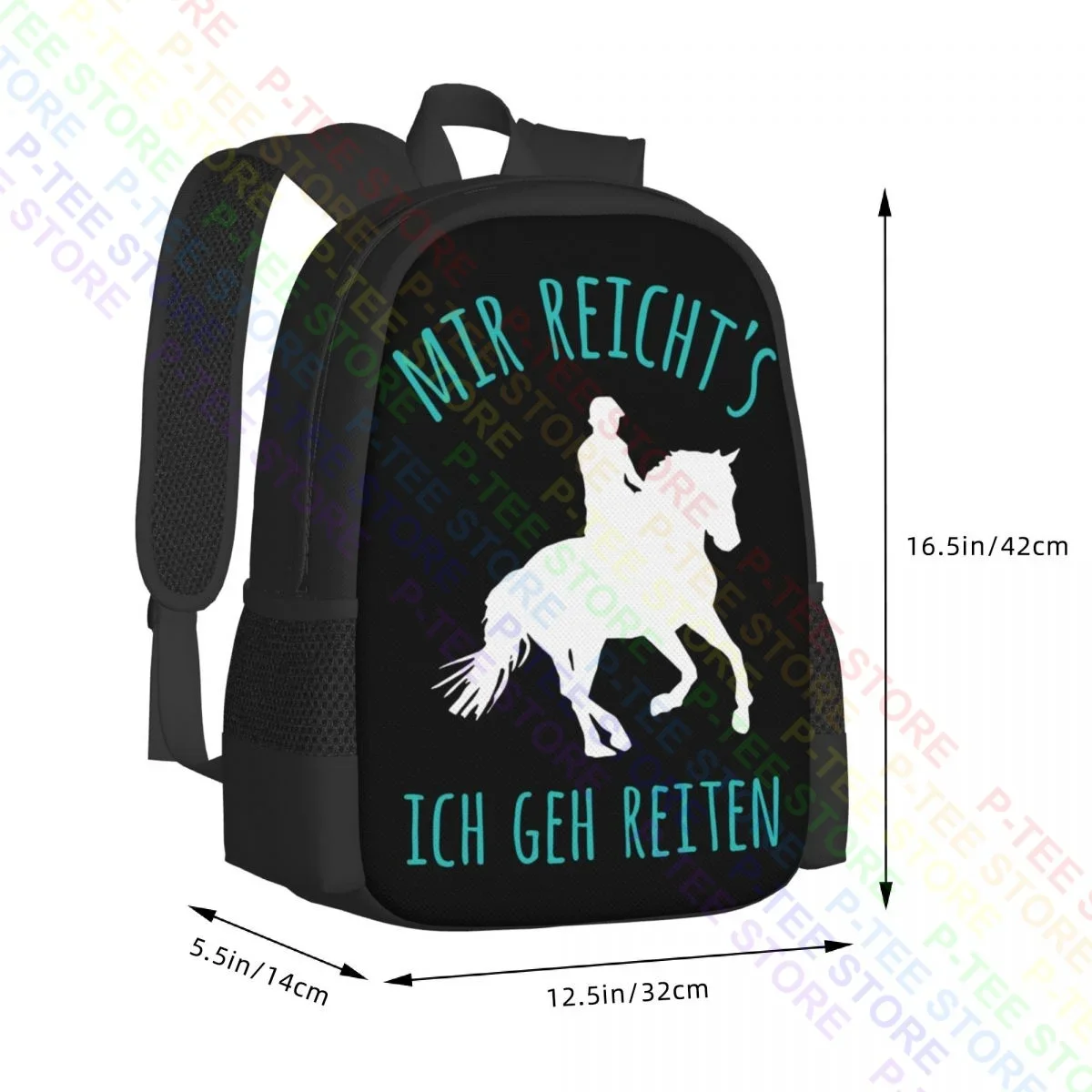 Pferd Reiterin Herz Mir Reicht'S Reiten Frau Mdchen FrauenРюкзак Большая вместительная дорожная сумка