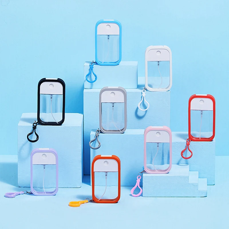 

Spray Sanitising Small Sanitizing Spray Scented Vegan Hand Sanitizer Spray with Keychain Perfume Alcohol Water Bottle Travel