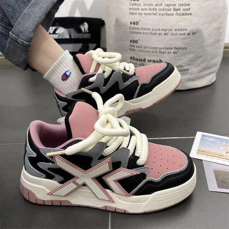 Женские кроссовки для скейтборда Y2k модная дышащая повседневная спортивная