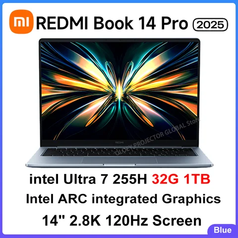 Ноутбук Xiaomi Mi Notebook Pro 14, 14", 32ГБ/1ТБ, U7 255H, Integrated graphic, Windows