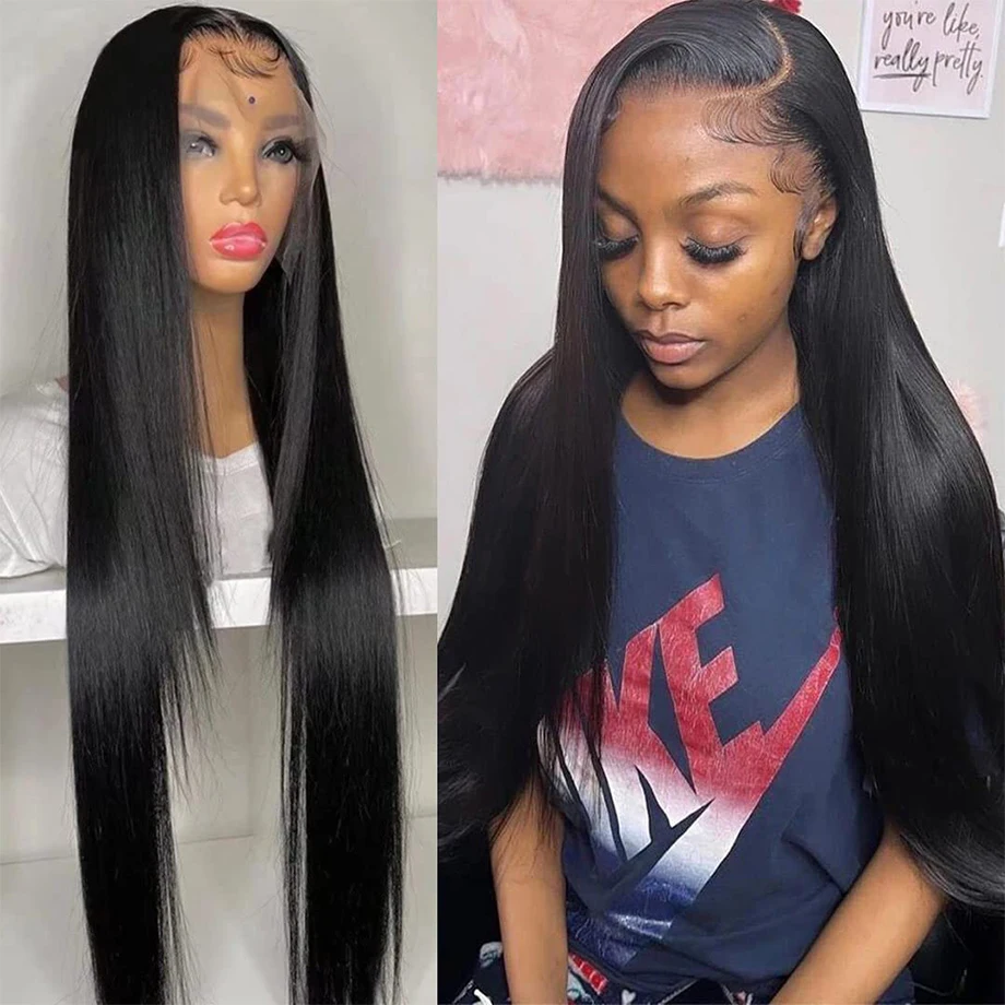 13x6 Straight Lace Front Human Hair Wigs For Women Brazilian 4x4 5x5 Lace Closure Wig Transparent Lace Frontal Wig Wigs On Sale