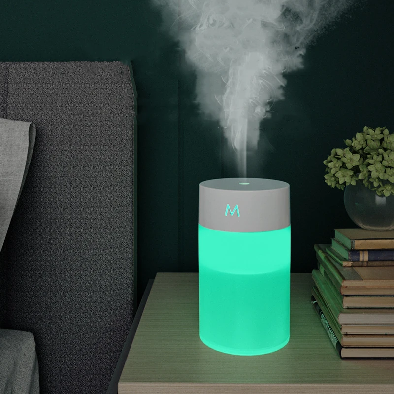 

USB Ultrasonic Air Humidifier 260ML LED Lamp Aromatherapy Diffuser Portable Essential Oil Diffuser Humidifiers for Home Car