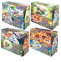 324pcsbox pokemon cards sun moon lost thunder english trading card game evolutions booster collectible kids toys gift