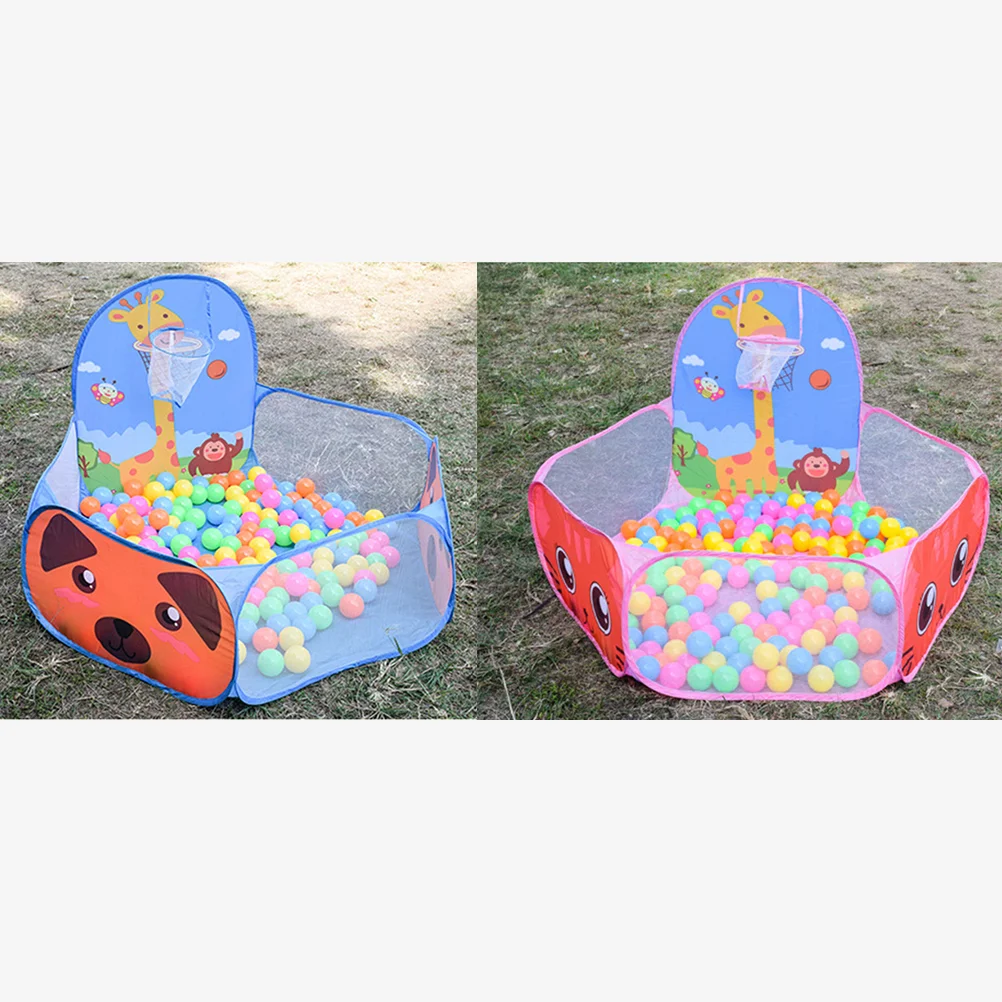 

Kids Tent Toddler with Basketball for Children (Blue Fawn)