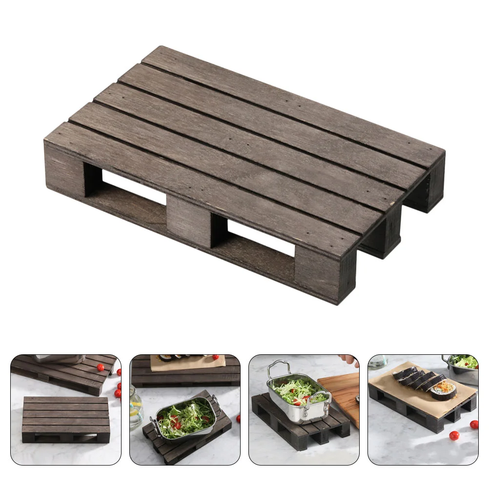 Карбонизированные деревянные подставки для поддонов горячей посуды Деревянные
