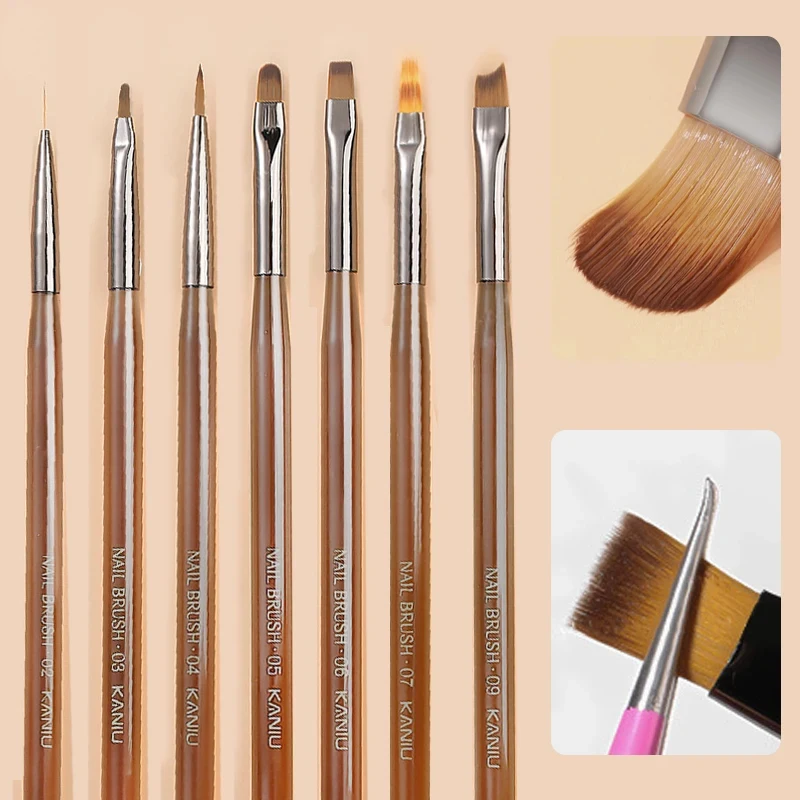 

Aurora Handle Nail Art Liner Brush Gradient Painting Brush Acrylic UV Gel Extension Drawing Carving Pen DIY Manicure