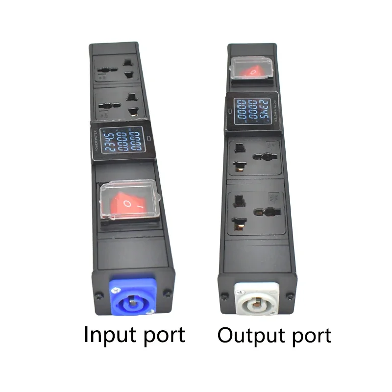 Сетевой удлинитель PDU 1-8AC авиационный Входной/выходной порт 10 А универсальная
