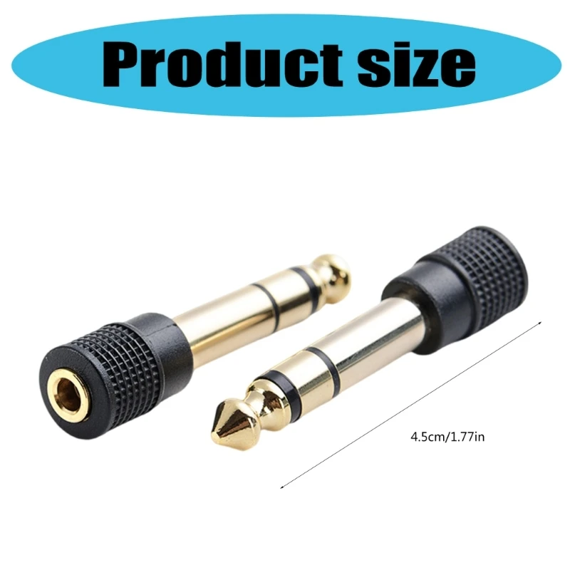 Порт стереоадаптера от 3 5 мм до 1/4 6 35 штекер для гитары