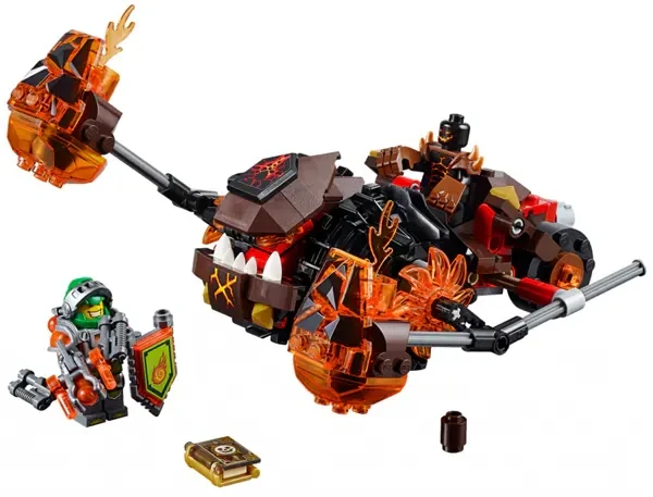 

Nexoed Knights Series Black Knight Mech Building Blocks Clay Mecha Fortrex Compatible with LEGO 70313 Bricks Toys Children Gifts