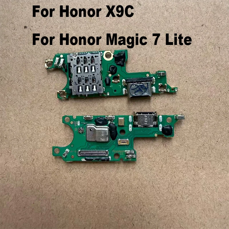Фото Для Huawei Honor X9C / Magic7 Lite 5G: Плата USB-порта зарядки, разъем микрофона, гибкий кабель с IC-чипом, запчасти для ремонта №3
