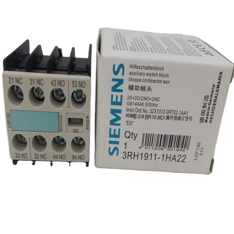In stock original power contactors 3RT1054-6AF36 siemens contactor