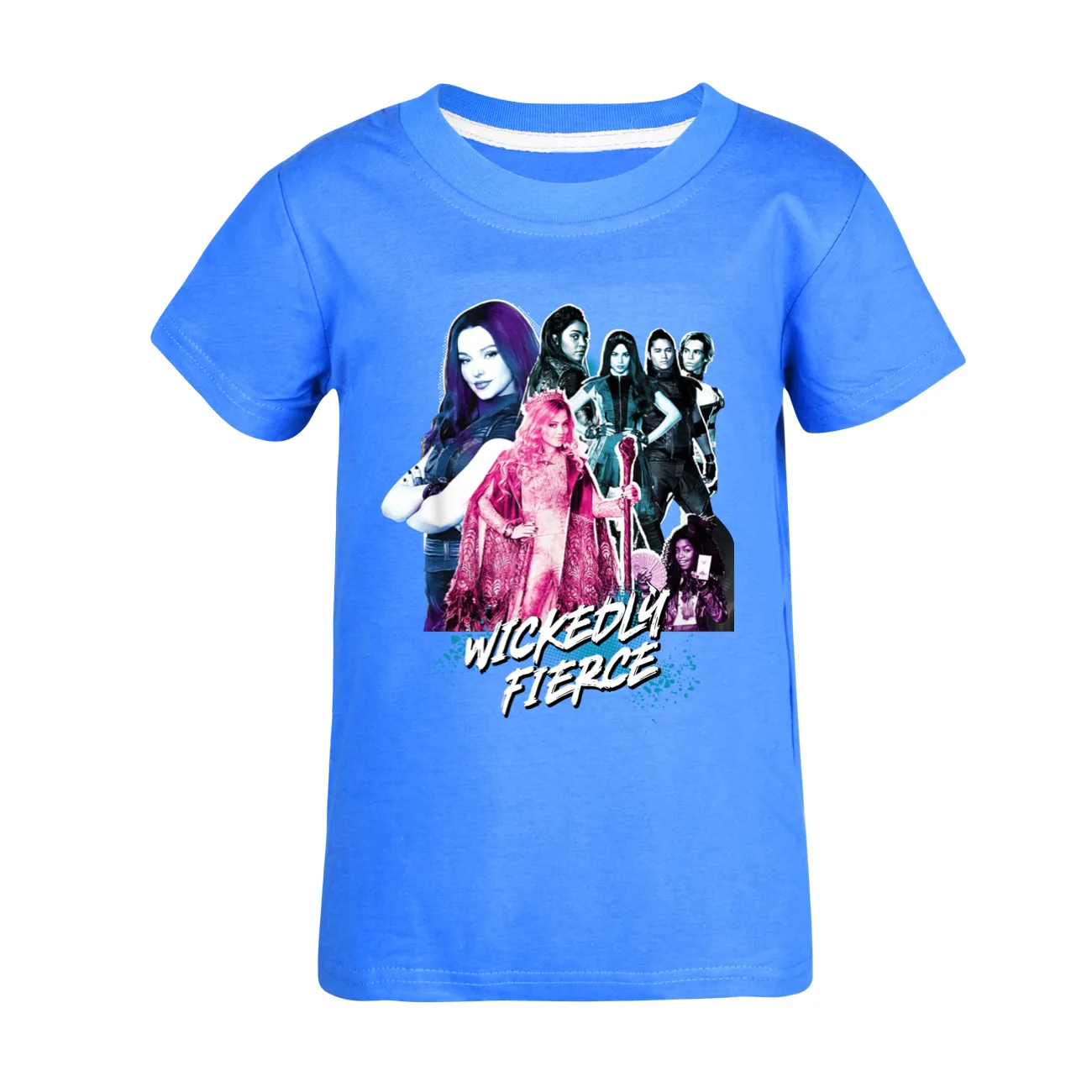 Новая футболка Потомки 4 детские топы с короткими рукавами повседневная для