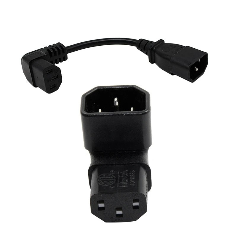 

Адаптер-удлинитель внешнего вида, резьба C14-правоугольный, 90 градусов, резьба IEC Female C13, 18 см, IEC 320, 90 градусов, C13, 3 контакта Fema