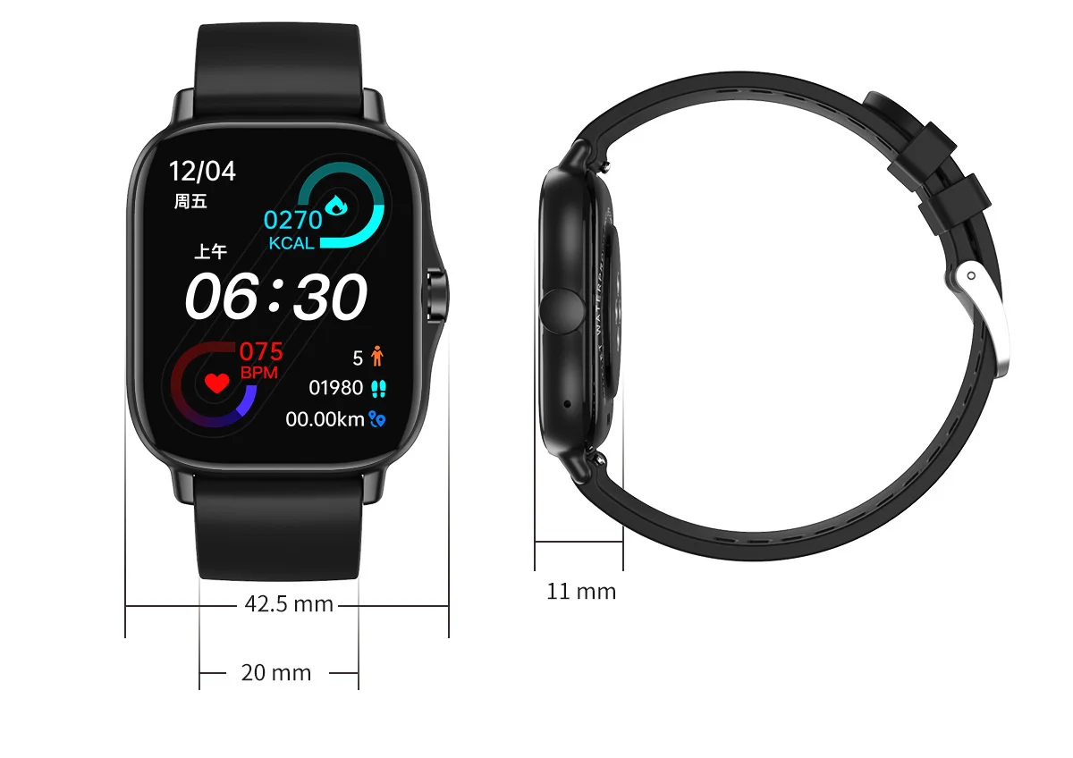 DW11 smart watch For men women multifunction measuring body temperature and heart rate  mens watch  waterproof fashion watches